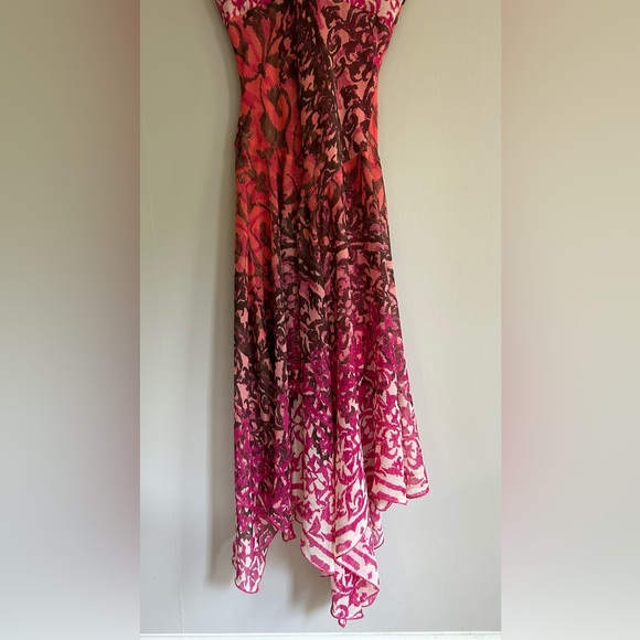 Y2K DB Babydoll Asymmetric Whimsigoth Fairy Grunge Boho Maxi Slip Dress | Size 4 - Picture 5 of 13